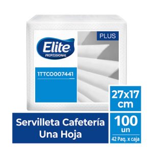 SE ELITE BLANCA CAFETERIA HS 27x17   x 100 und