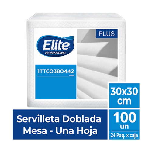 SE ELITE BLANCA DOBLADA 1/4 HS 30x30 x100