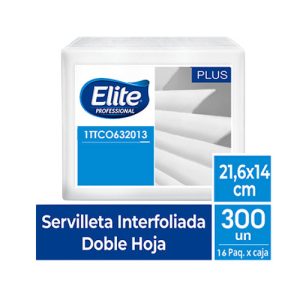 SE ELITE BLANCA HS   "UNA A UNA" 21.6X14  x300 para Dispensador
